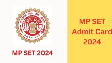 MP SET Admit Card 2024