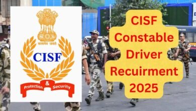 CISF Constable Driver Recuirment 2025