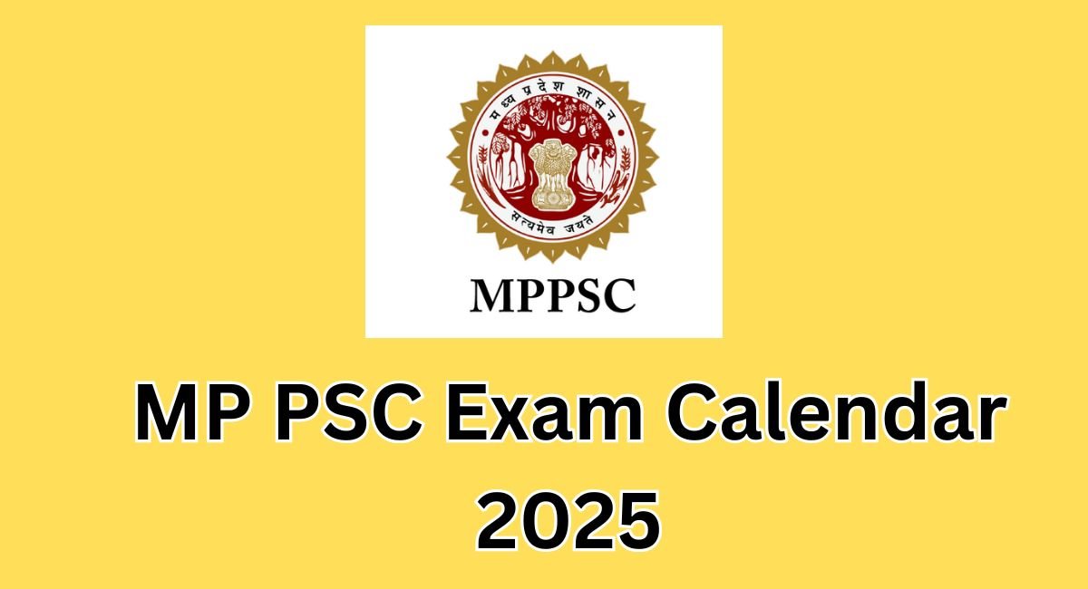 MP PSC Exam Calendar