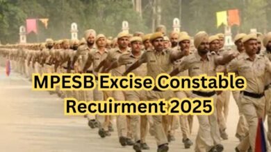 MPESB Excise Constable Recuirment 2025