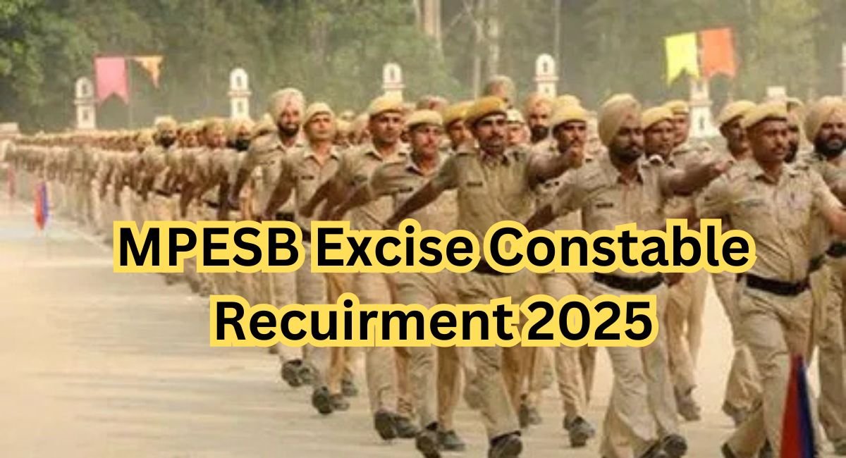 MPESB Excise Constable Recuirment 2025